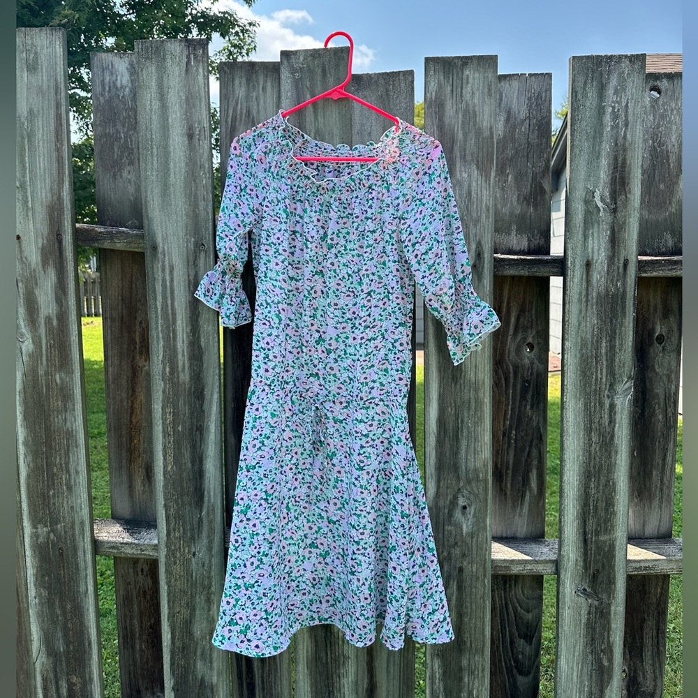 Light floral dress with slip